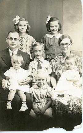Family Portrait - John N.C. Hiebert family
