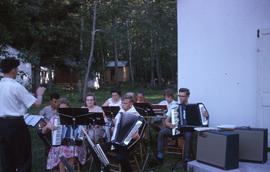 St. Vital accordian choir at Camp Arnes