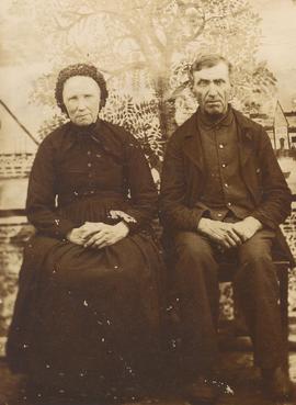 Abraham Janzen with wife
