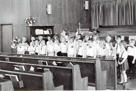 Children's choir at Boissevain MB Church