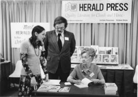 Dorothy Hamilton signing books