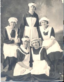 Young women in maids uniform