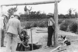 Digging a well
