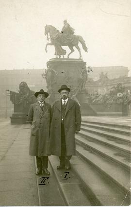 Mr. David Toews and Mr. Alexander Fast in Berlin, 1926