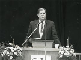 Al Doerksen speaking