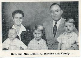 Rev. & Mrs. Daniel A. Wirsche and family