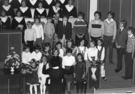 Children's choir at Fairview MB Church