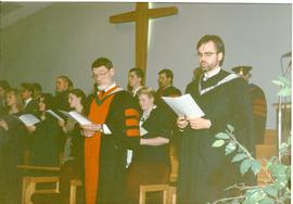 Faculty singing