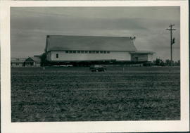The Prairie Rose church building being moved to Steinbach - 5 pictures