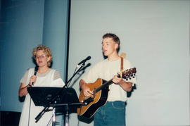 Kevin and Cori Friesen singing