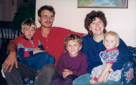 Duane and Sharon Karcha with Ben, Joel, Nathan