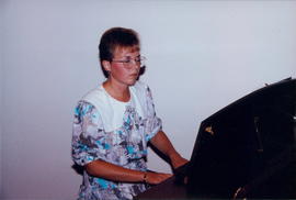 Marcia Rempel at the organ