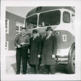 Bus Driver Lorne Rempel, Chorale director Henry Hieber, Speaker Harvey Plett