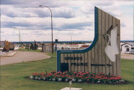 Entering Grande Prairie AB from the north on Highway 2