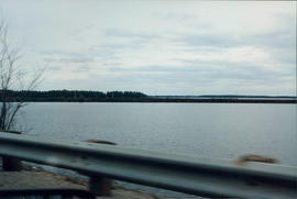 View from Causeway over Rainy River, ON (2 pictures)