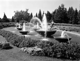 Janzen Fountains at Rockway Gardens in Kitchener, Ontario