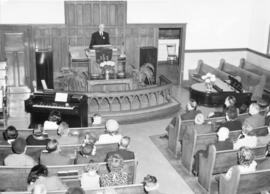 U.K. Weber preaching at Stirling Avenue