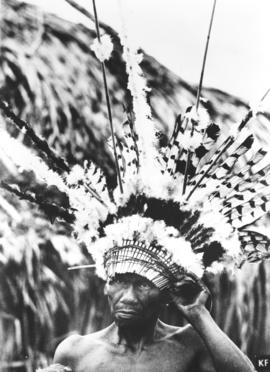 An Indigenous chief in Brazil