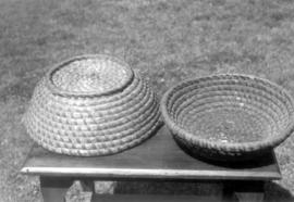 Willow baskets used for baking bread.