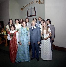 Louis Sauder and Mabel Snider's wedding