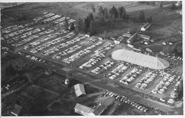 Aerial view of Brunk Revival Campaign in Abbotsford