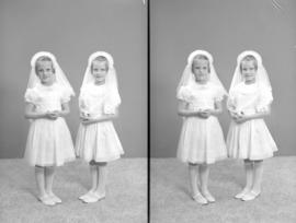 Mrs. Cormier's twins' first communion from St. Jacobs, Ontario