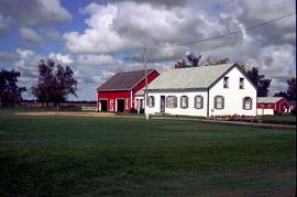 House-barn in Reinfeld, Manitoba.
