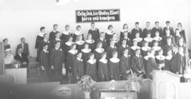 Rosthern Junior College graduation, 1959
