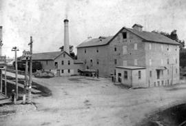 Copy of photo of the Snider Flour Mill in St. Jacobs, Ontario