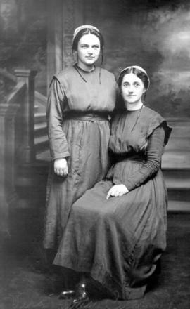 Vera Hallman and Selena Gamber, missionaries to