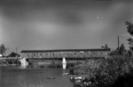 Covered bridge in West Montrose, Ontrario. 1948.