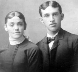 Kate and Jacob Jutzi, members of the Wilmot Amish