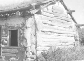 An old log house in Saskatchewan