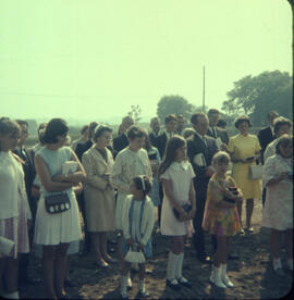 Cornerstone ceremony, 1968