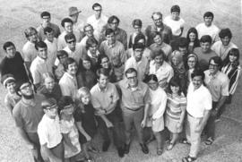 Group photo of those at the TAP orientation, 1970