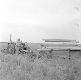 Two views of harvesting