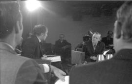 Prime Minister Trudeau with J.M. Klassen