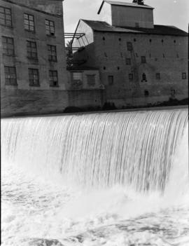 James Wilson & Son mill on the Grand River at Fergus, Ontario