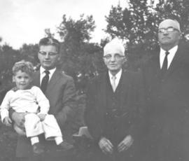 William Klassen in four-generation photo