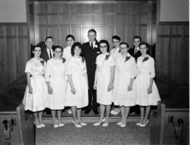 Ontario Mennonite Bible School graduating class, 1964