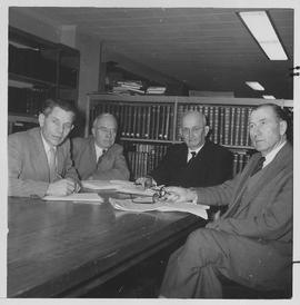 Editorial board of "Der Bote" in 1955