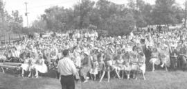 Rosthern Junior College closing program, 1961