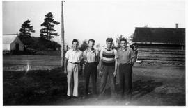 Waiters at Montreal River Alternative Service Work Camp, 1941