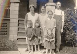 Oscar Burkholder's family. Photo taken during the