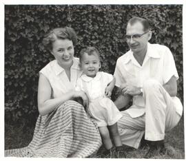 Donald Klippenstein, MCC director in Korea, Elizabeth, his wife, and Stanley, their adopted son