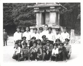 Students of the Mennonite Vocational School at Pagoda in Kyangju with director Kenneth Brunk