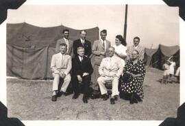 MCC relief workers at the refugee camp in Buenos Aires