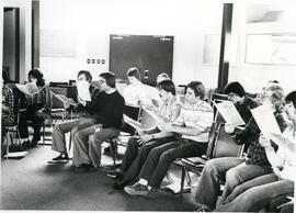 CMBC Chamber Choir: Rehearsal, 1978