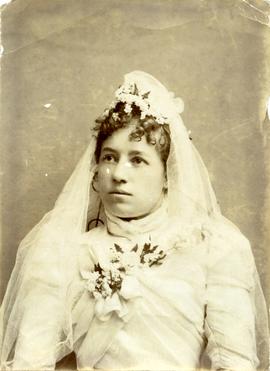 Portrait of the bride Katharina Dyck (Janzen)
