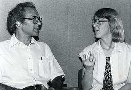 Ray Brubacher and Nancy Heisey at Headquarters